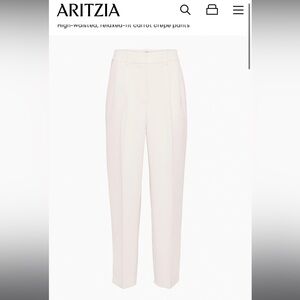 Aritzia Wilfred Carrot Pant in Light Birch - Size 2